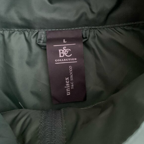 Irish National Stud Rain Jacket Windbreaker Green Large Packable Hood Unisex - Picture 10 of 11